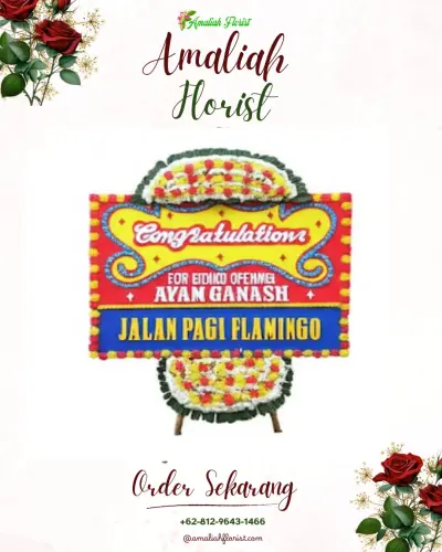Bunga Papan Congratulation di Mukapayung